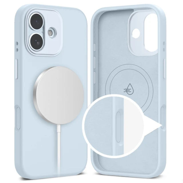 Чехол Tech-Protect Uniq для iPhone 17 Mist Blue with MagSafe (5906302334308)