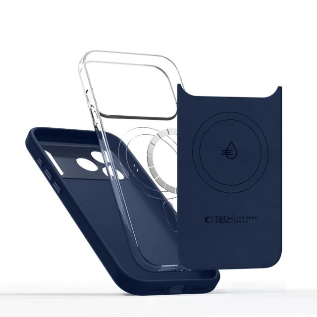 Чехол Tech-Protect Uniq для iPhone 17 Pro Deep Blue with MagSafe (5906302334339)