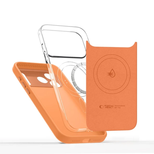 Чохол Tech-Protect Uniq для iPhone 17 Pro Cosmic Orange with MagSafe (5906302334346)