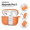 Чохол Tech-Protect Silicone Hook для AirPods Pro 3 Cosmic Orange (5906302334391)
