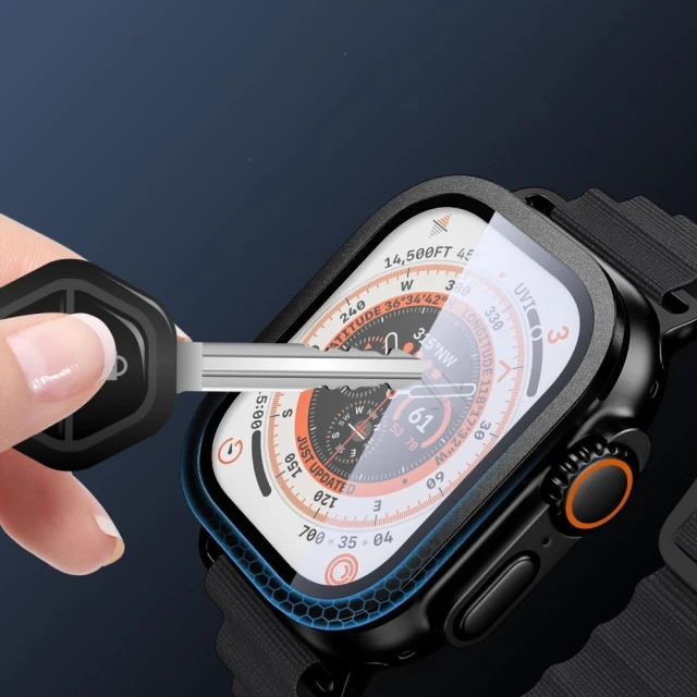 Защитное стекло Tech-Protect для Apple Watch Ultra 49mm Titanium (5906302334407)