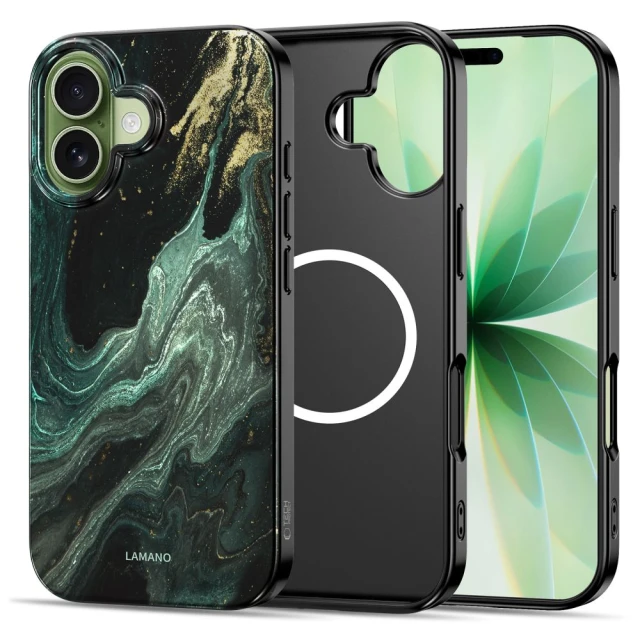 Чохол Tech-Protect Lamano для iPhone 17 Verde Aura with MagSafe (5906302334414)
