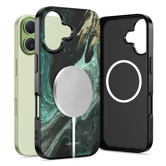Чохол Tech-Protect Lamano для iPhone 17 Verde Aura with MagSafe (5906302334414)