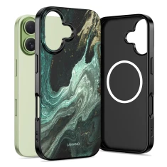 Чохол Tech-Protect Lamano для iPhone 17 Verde Aura with MagSafe (5906302334414)