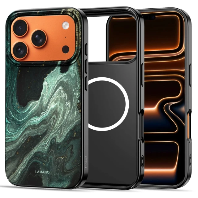 Чохол Tech-Protect Lamano для iPhone 17 Pro Max Verde Aura with MagSafe (5906302334438)