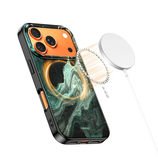 Чохол Tech-Protect Lamano для iPhone 17 Pro Max Verde Aura with MagSafe (5906302334438)