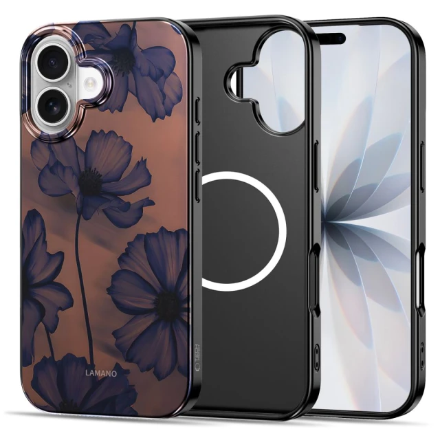 Чохол Tech-Protect Lamano для iPhone 17 Velvet Night with MagSafe (5906302334445)