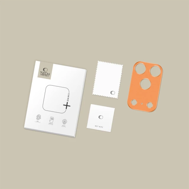 Захисне скло Tech-Protect для камери iPhone 17 Pro Max CamAlloy Fit+ Cosmic Orange (5906302334568)