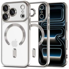 Чохол Tech-Protect MagFlex для iPhone 17 Pro Shiny Silver with MagSafe (5906302334599)