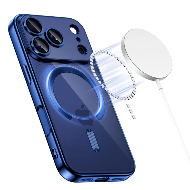Чохол Tech-Protect MagFlex для iPhone 17 Pro Shiny Deep Blue with MagSafe (5906302334636)
