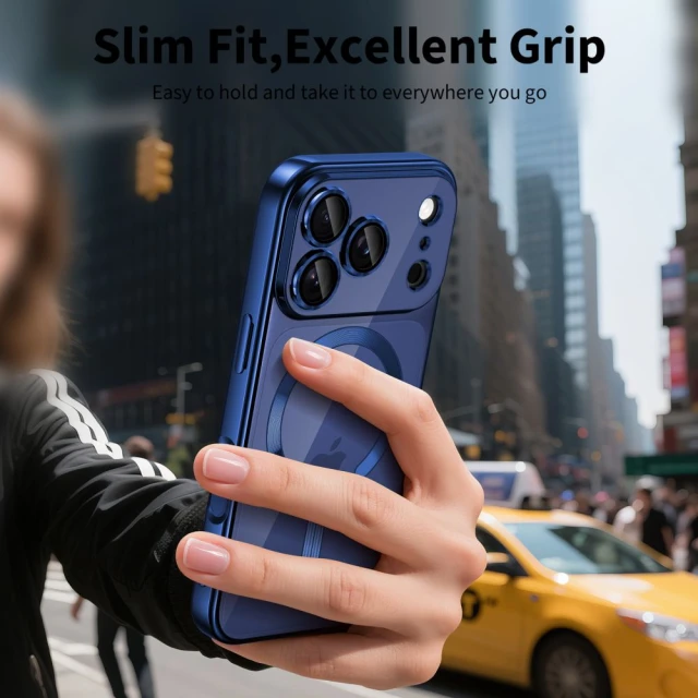 Чехол Tech-Protect MagFlex для iPhone 17 Pro Max Shiny Deep Blue with MagSafe (5906302334643)