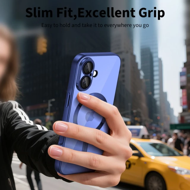 Чохол Tech-Protect MagFlex для iPhone 17 Shiny Mist Blue with MagSafe (5906302334650)