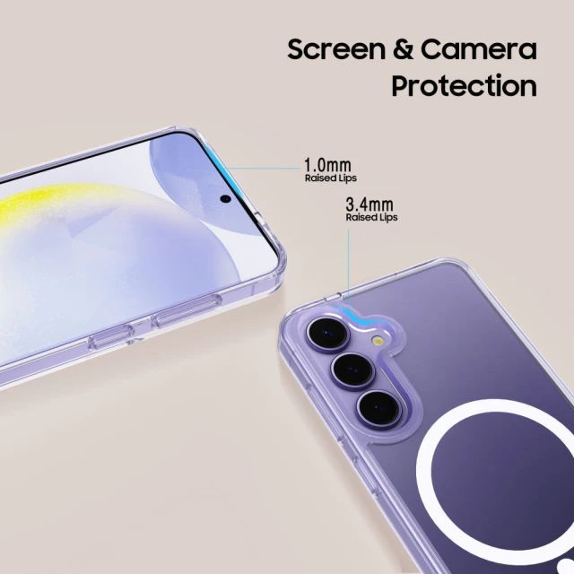 Чохол Tech-Protect FlexAir Hybrid для Xiaomi Redmi 15T Pro Clear with MagSafe (5906302334759)