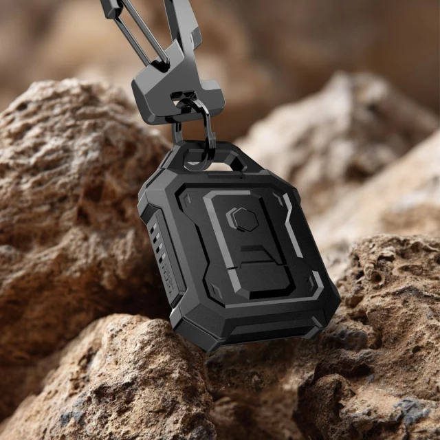 Чохол-брелок Tech Protect Kevlar Pro для AirTag 2 | 1 Black (5906302334780)