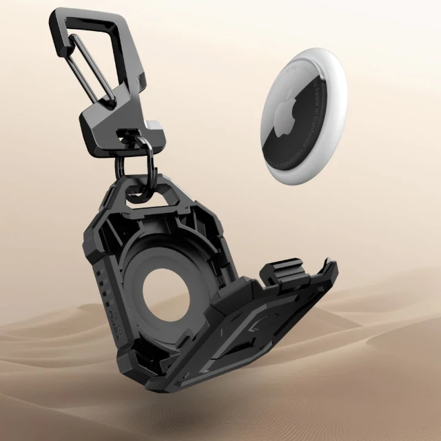 Чохол-брелок Tech Protect Kevlar Pro для AirTag 2 | 1 Black (5906302334780)
