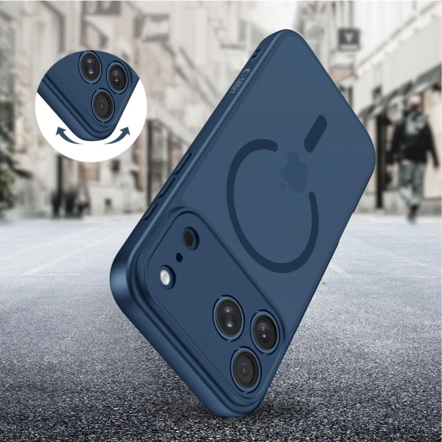 Чехол Tech-Protect BasicMag для iPhone 17 Pro Max Matte Deep Blue with MagSafe (5906302334810)