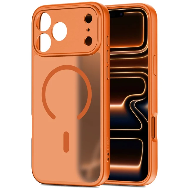 Чохол Tech-Protect BasicMag для iPhone 17 Pro Matte Cosmic Orange with MagSafe (5906302334827)