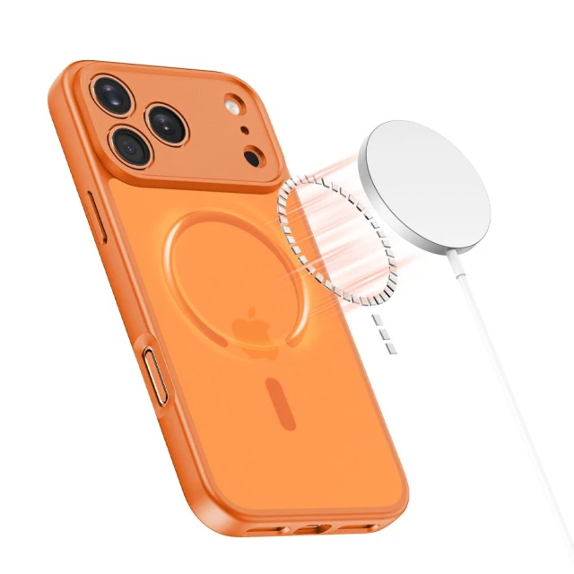 Чохол Tech-Protect BasicMag для iPhone 17 Pro Matte Cosmic Orange with MagSafe (5906302334827)