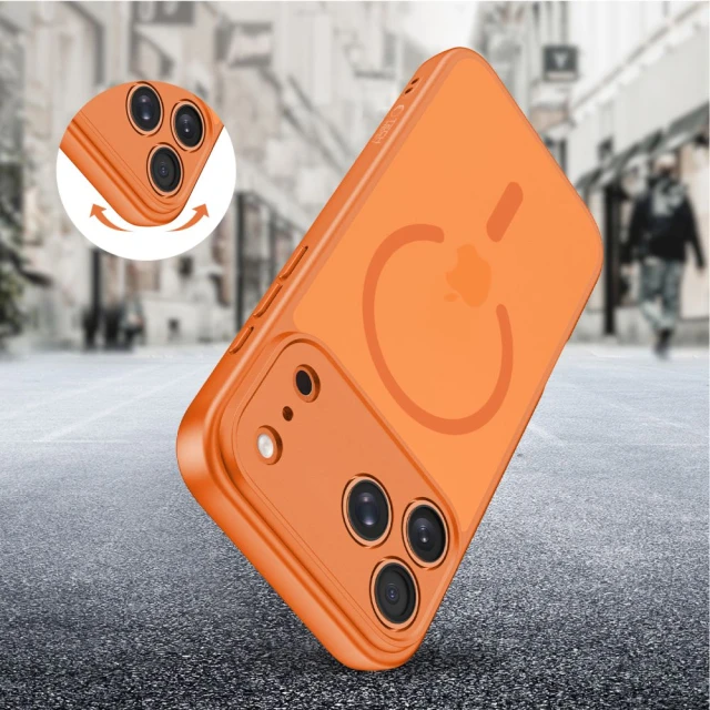 Чохол Tech-Protect BasicMag для iPhone 17 Pro Matte Cosmic Orange with MagSafe (5906302334827)