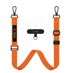Універсальний ремінець Tech-Protect C6S Rope Crossbody Cosmic Orange (5906302334841)