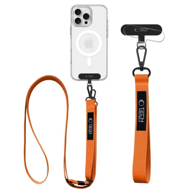Универсальный ремешок Tech-Protect C6S Rope Crossbody Cosmic Orange (5906302334841)