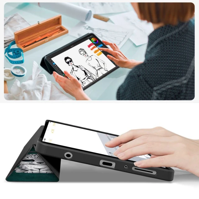 Чохол Tech-Protect SmartCase для Samsung Galaxy Tab A11 | A9 8.7 Sad Cat (5906302334957)