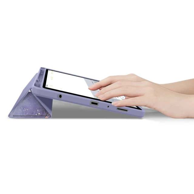 Чехол Tech-Protect SC Pen Hybrid для Samsung Galaxy Tab A11 | A9 8.7 Violet Marble (5906302334995)