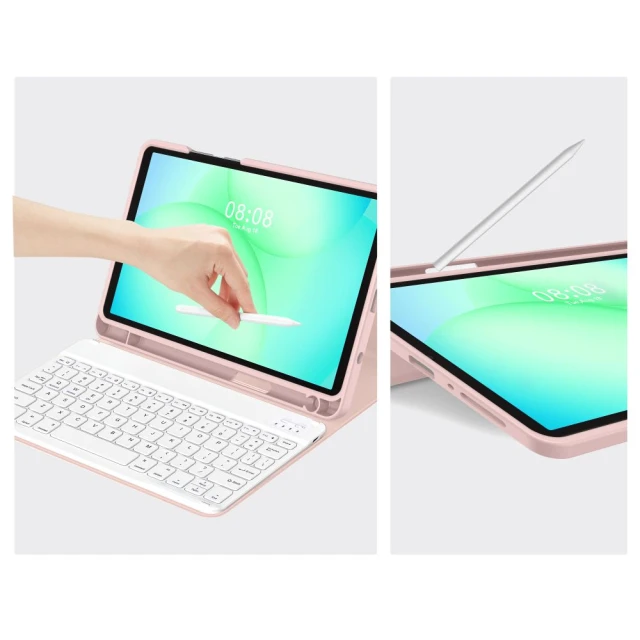 Чохол Tech-Protect SC Pen + Keyboard для Samsung Galaxy Tab A11 | A9 8.7 Pink (5906302335015)