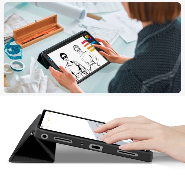 Чехол Tech-Protect Smartcase для Samsung Galaxy Tab A11 Plus | A9 Plus 11.0 Black (5906302335077)