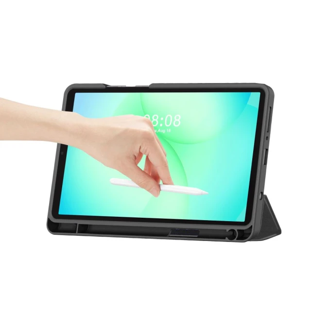 Чехол Tech-Protect SC Pen Canvas для Samsung Galaxy Tab A11 | A9 8.7 Charcoal Grey (5906302335299)