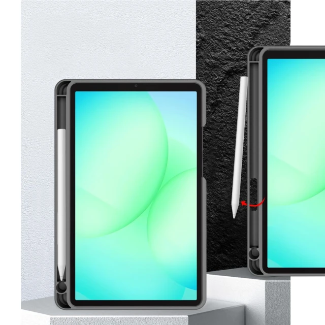 Чехол Tech-Protect SC Pen Canvas для Samsung Galaxy Tab A11 | A9 8.7 Charcoal Grey (5906302335299)