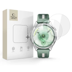 Захисне скло Tech-Protect Glass Fit+ для Huawei Watch GT 6 46 mm Clear (2 pack) (5906302335374)