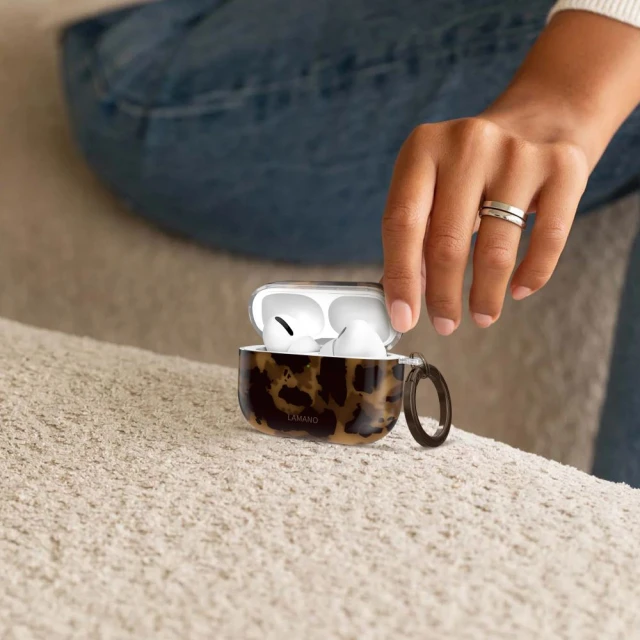 Чохол для навушників Tech-Protect Lamano для AirPods Pro 3 Panther (5906302335398)