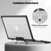 Чохол Tech-Protect Smartshell Pro для MacBook Pro 14 M1 | M2 | M3 | M4 | M5 (2021-2025) Black Clear (5906302335626)
