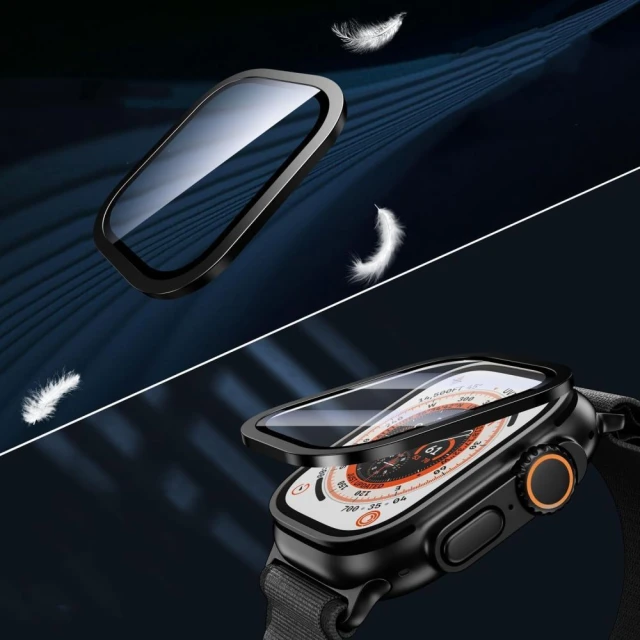 Захисне скло Tech-Protect Glass Ring для Apple Watch Ultra 49 mm Titanium (2 pack) (5906302335633)