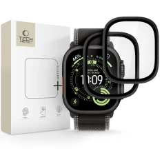 Захисне скло Tech-Protect Glass Ring для Apple Watch Ultra 49 mm Black (2 pack) (5906302335640)