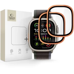 Захисне скло Tech-Protect Glass Ring для Apple Watch Ultra 49 mm Cosmic Orange (2 pack) (5906302335657)