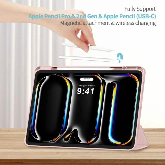 Чохол Tech-Protect SC Pen для iPad Pro 13 2025 8th | 13 2024 7th Gen Pink (5906302335756)
