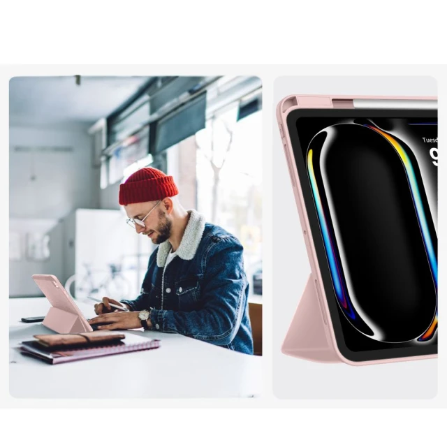 Чохол Tech-Protect SC Pen для iPad Pro 13 2025 8th | 13 2024 7th Gen Pink (5906302335756)