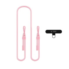 Універсальний ремінець Tech-Protect C5SE Rope Crossbody Strap Baby Pink (5906302336029)