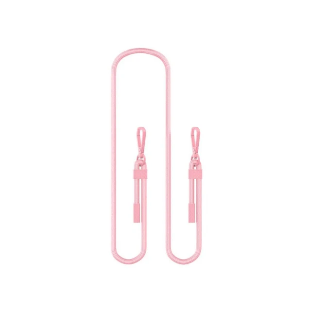 Універсальний ремінець Tech-Protect C5SE Rope Crossbody Strap Baby Pink (5906302336029)