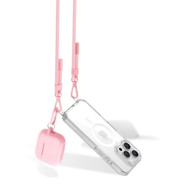Універсальний ремінець Tech-Protect C5SE Rope Crossbody Strap Baby Pink (5906302336029)