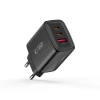 Мережевий зарядний пристрій Tech-Protect NCA65W-GAN 3-Port PD 65W / QC3.0 Black (5906302336081)