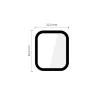 Захисне скло Tech-Protect Glass Flex+ для Apple Watch 40 mm Black (2 pack) (5906302336104)