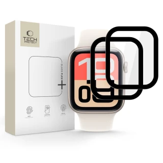 Захисне скло Tech-Protect Glass Flex+ для Apple Watch 40 mm Black (2 pack) (5906302336104)