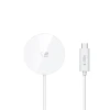 Бездротовий зарядний пристрій Tech-Protect A50 Magnetic 25W Qi2.2 White with MagSafe (5906302339389)