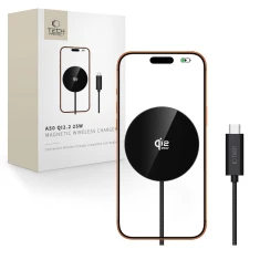 Бездротова зарядка Tech-Protect A50 Magnetic 25W Qi2.2 Black with MagSafe (5906302339396)