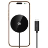 Бездротова зарядка Tech-Protect A50 Magnetic 25W Qi2.2 Black with MagSafe (5906302339396)