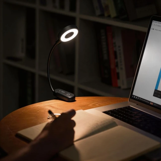 Лампа для читання Tech-Protect LL100 Clip Reading Light Black (5906302339488)