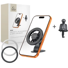 Автодержатель Tech-Protect N56 Magnetic Black with MagSafe (5906302339525)